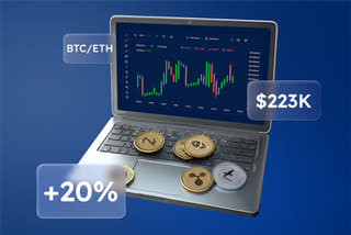 Technology visualisation of an AI automated trading system on SyntexAI
